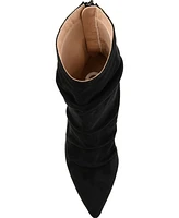 Journee Collection Women's Markie Rouched Stiletto Dress Booties