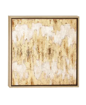 CosmoLiving by Cosmopolitan Beige Glam Abstract Canvas Wall Art, 24 x 24