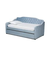 Freda Traditional and Transitional Twin Size Daybed with Trundle