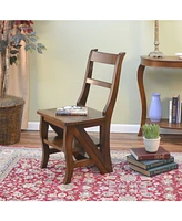 Folding Library Ladder Chair