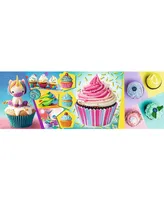 Panorama Jigsaw Puzzle Colorful Cupcakes, 1000 Piece