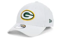 New Era Green Bay Packers White Team Classic 39THIRTY Cap