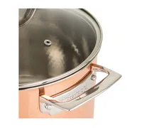 Viking 3-Ply Hammered Copper Clad 10-Pc. Cookware Set
