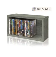 Way Basics Stackable Dvd Rack