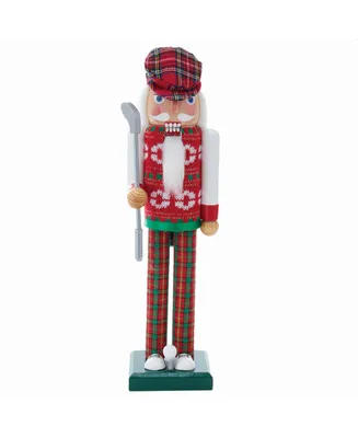 Kurt Adler 15" Golfer Nutcracker