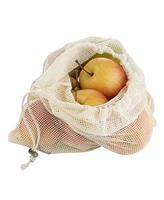 Kitchen Details Cotton Mesh Produce Bags, Set of 3