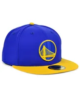 Men's New Era Royal, Gold Golden State Warriors 2-Tone 59FIFTY Fitted Hat