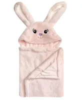 Snoogie Boo Ultra-soft Baby Faux Fur Hooded Towel