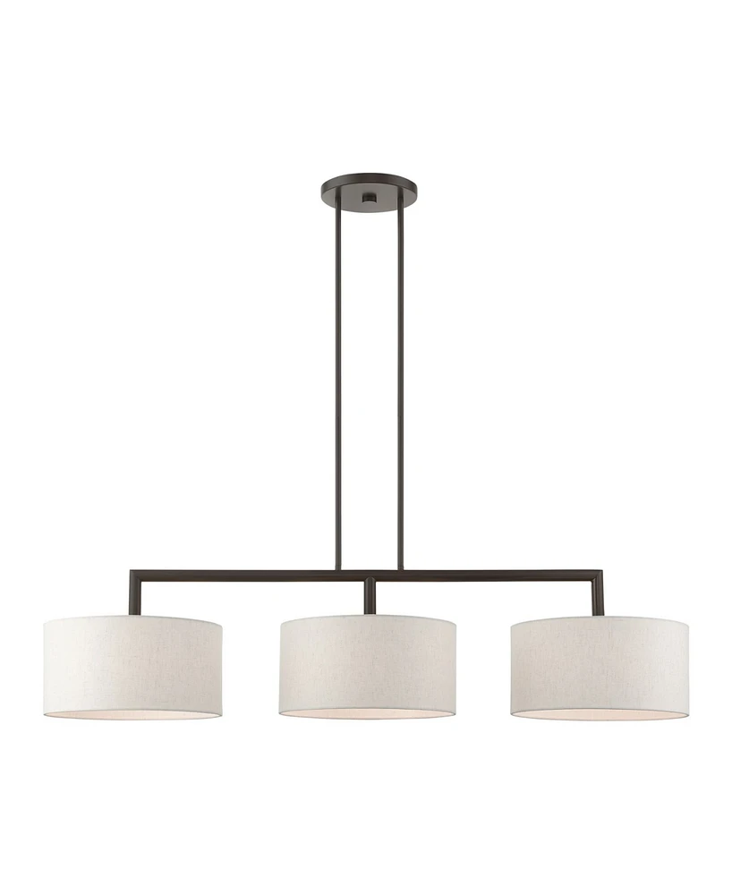 Meridian 3 Lights Linear Chandelier