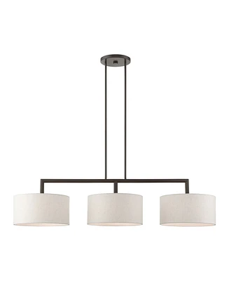 Meridian 3 Lights Linear Chandelier