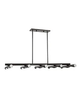 Acra 10 Light Linear Chandelier