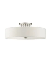 Meridian 6 Lights Semi Flush Mount