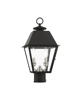 Mansfield 2 Lights Outdoor Post Top Lantern