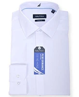 Nautica Mens Regular Fit Dress Shirt Regular Slim Fit