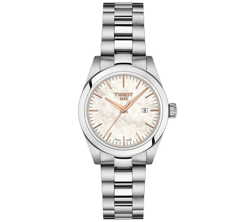 Tissot Women's Swiss T-My Lady Stainless Steel Bracelet Watch 29.3mm Gift Set