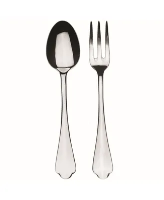Mepra Serving Set Fork and Spoon Dolce Vita Flatware Set, Set of 2 Dolce Vita - Silver