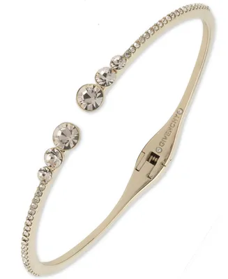 Givenchy Pave Open Cuff Bracelet