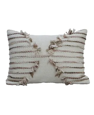 Chicos Home Embroidered Decorative Pillow, 14" x 20"