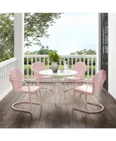 Tulip 5 Piece Outdoor Dining Set