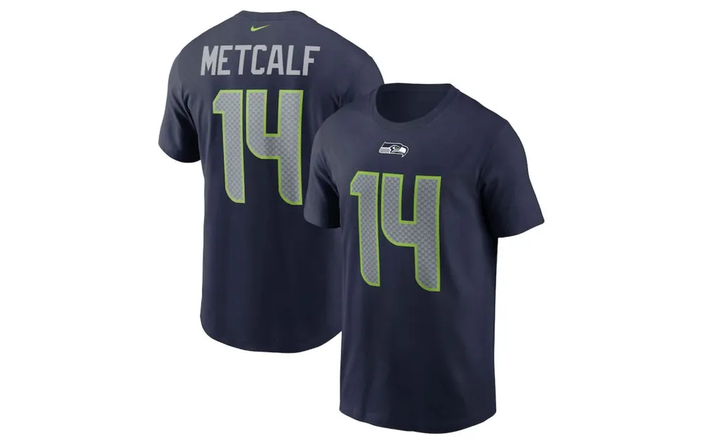 DK Metcalf Seattle Seahawks U Da Man T-Shirt - College Navy