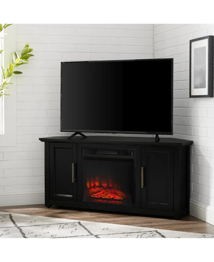 Camden 48" Corner Tv Stand with Fireplace