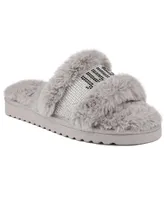 Juicy Couture Women's Halo Faux Fur Slippers
