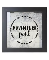 Adventure Fund Black Shadow Box, 8" x 8"