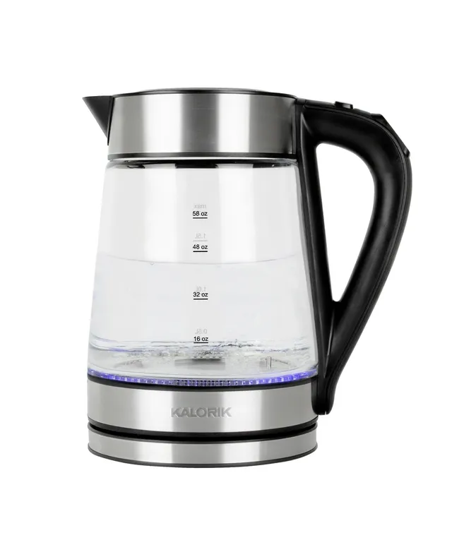 Kalorik 1.7L Rapid Boil Digital Electric Kettle - Stainless Steel