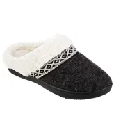 Isotoner Signature Women's Heather-Knit Ada Hoodback Boxed Slippers