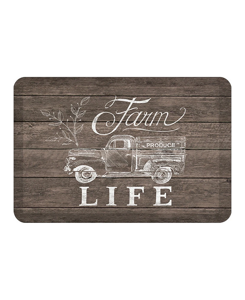 Laural Home Farm Life Kitchen Mat