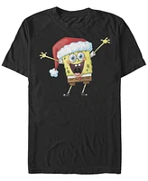 Men's SpongeBob SquarePants Happy Songe Short Sleeve T-shirt