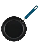 Rachael Ray Classic Brights Hard Enamel Aluminum Nonstick Cookware Set, 14-Piece