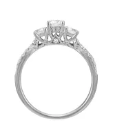 Diamond Ring (1 ct. t.w.) in 14K White Gold