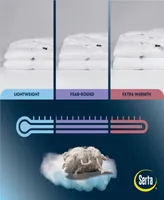 Serta Down Illusion Antimicrobial Down Alternative All Season Comforter