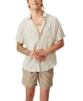 Cotton On Men's Cuban Short Sleeve Shirt