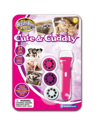 Brainstorm Toys Cute and Cuddly Flashlight and Projector with 24 Images