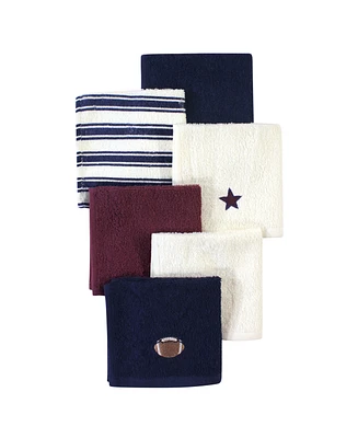 Hudson Baby Boys Six-Count Woven Washcloths