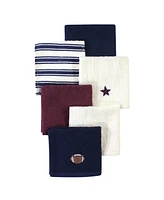 Hudson Baby Boys Six-Count Woven Washcloths
