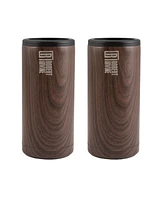 Robert Irvine by Cambridge Insulated Slim Can Coolers, Set of 2