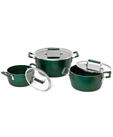 Granitestone 6-Piece Nonstick Nesting Stock Pots Set