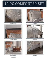 Aileen 12 Pc King Comforter Set