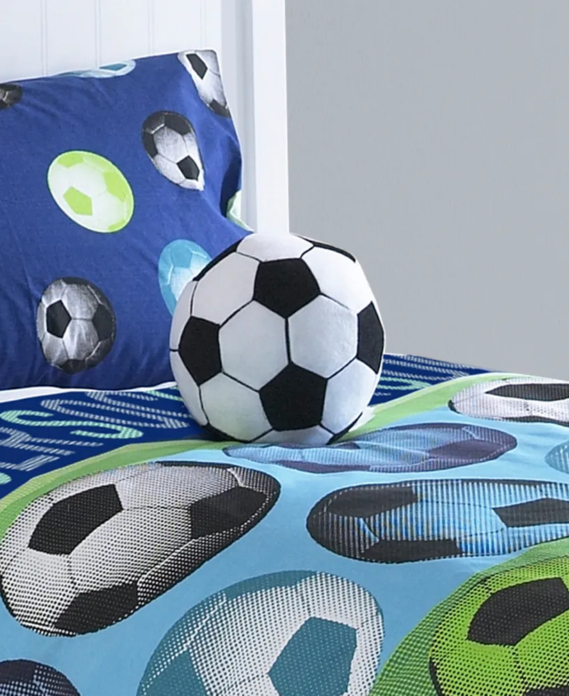 Soccer League 3 Pc Twin Comforter Set