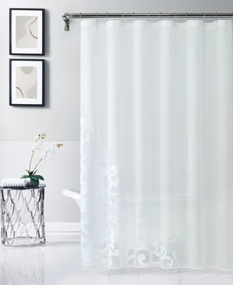Dainty Home Natalie Shower Curtain, 70" W x 72" L