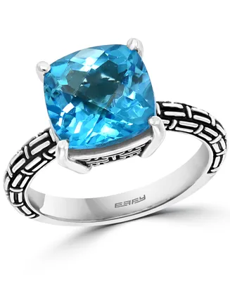Effy Blue Topaz or Citrine Statement Ring (4-1/2 ct. t.w.) in Sterling Silver