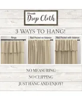 Mercantile Drop Cloth Curtain Collection