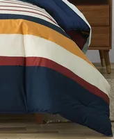 Closeout! Nautica Hollins Cotton Reversible 3 Piece Comforter Set, King