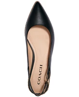 Coach Women's Vae Studded Slingback Flats