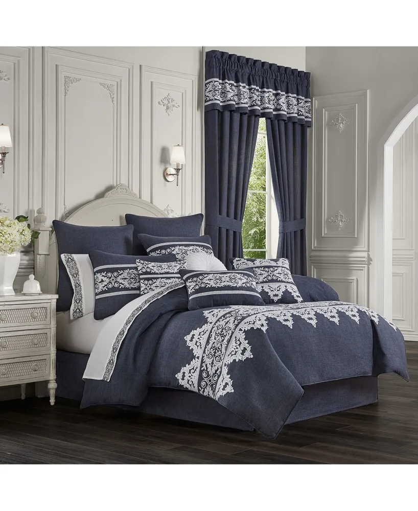 Five Queens Court Shelburne 4-Pc. Comforter Set, King