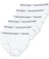 Polo Ralph Lauren Men's 6-Pack White Midrise Briefs