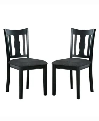 Furniture of America Euston Open Back Side Chairs, Set of 2